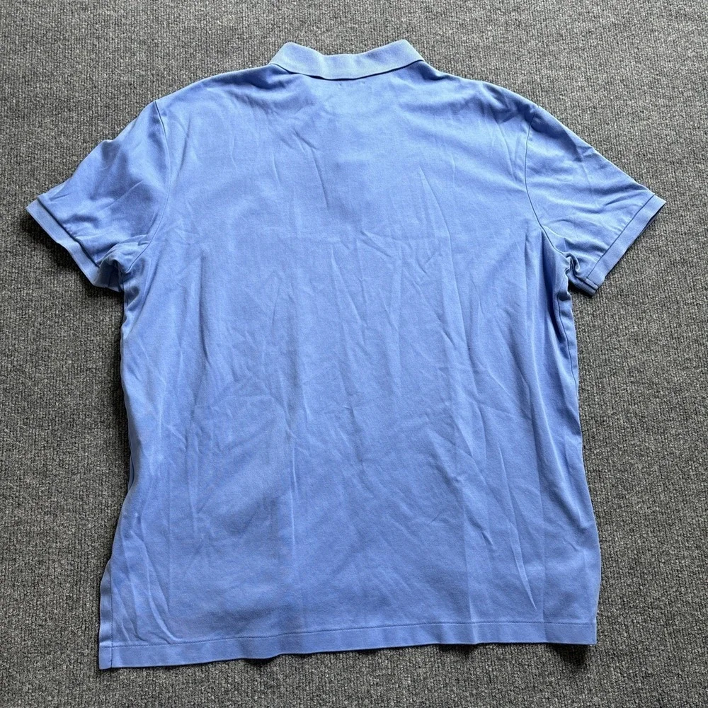 Polo Ralph Lauren Men's XL Short Sleeve Shirt Pima‎ Soft Touch Blue Flesh Pony